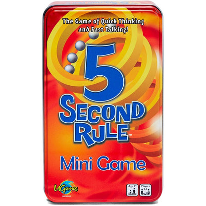 5 Second Rule Board Game in Tin