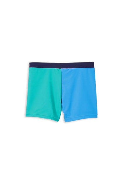 Milky - Boy's Green Panel Swim Short