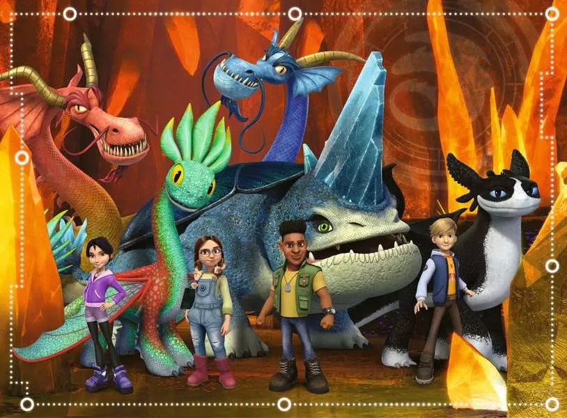 Ravensburger 100pc - Dragons: The Nine Realms Puzzle