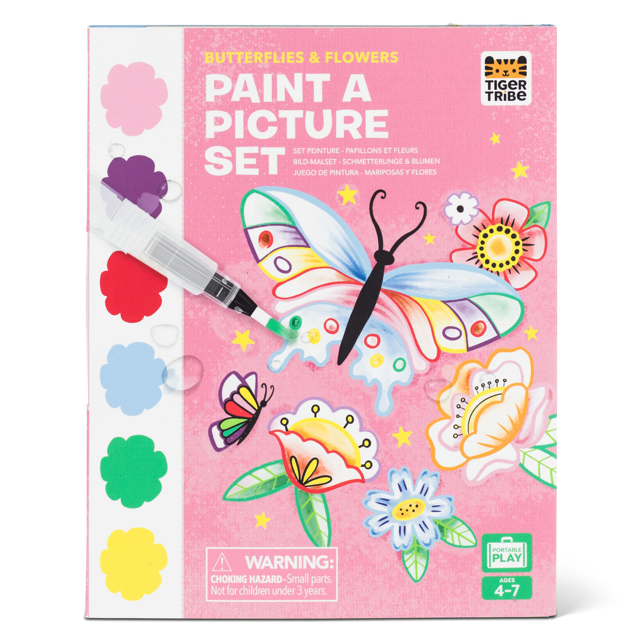Tiger Tribe Paint-a-Picture Set: Butterflies & Flowers