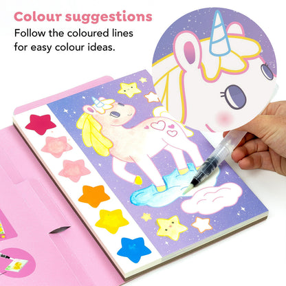 Tiger Tribe Paint-a-Picture Set: Unicorn Skies