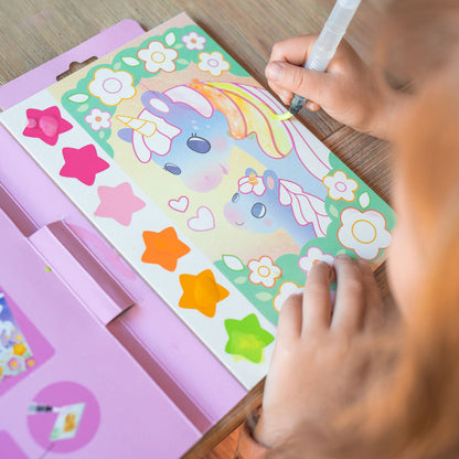 Tiger Tribe Paint-a-Picture Set: Unicorn Skies