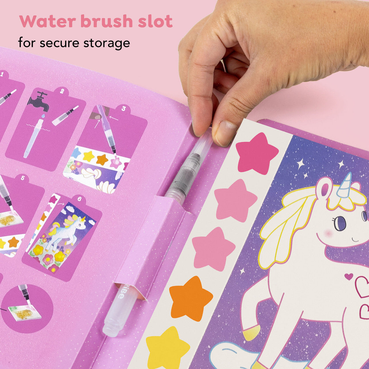 Tiger Tribe Paint-a-Picture Set: Unicorn Skies