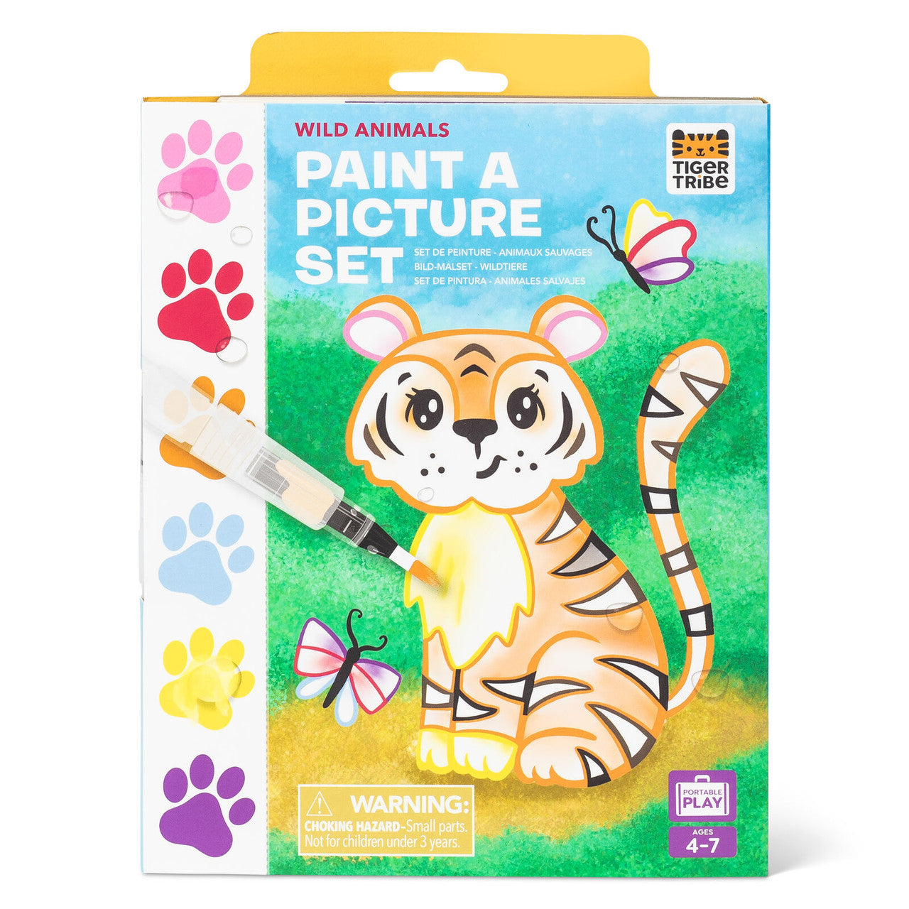Tiger Tribe - Paint-a-Picture Set: Wild Animals