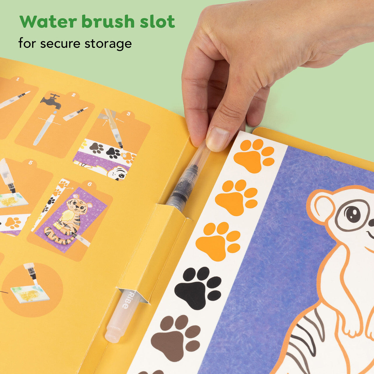 Tiger Tribe - Paint-a-Picture Set: Wild Animals