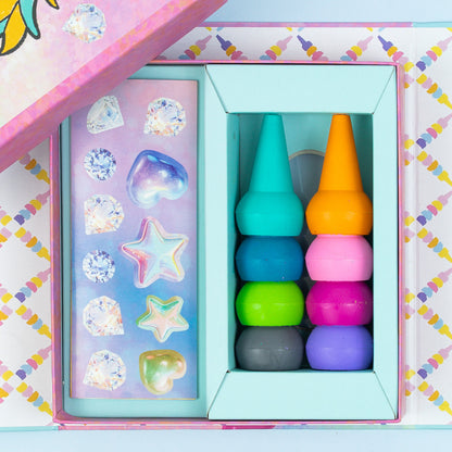 Tiger Tribe Oodle Doodles Crayon Set - Magical Friends
