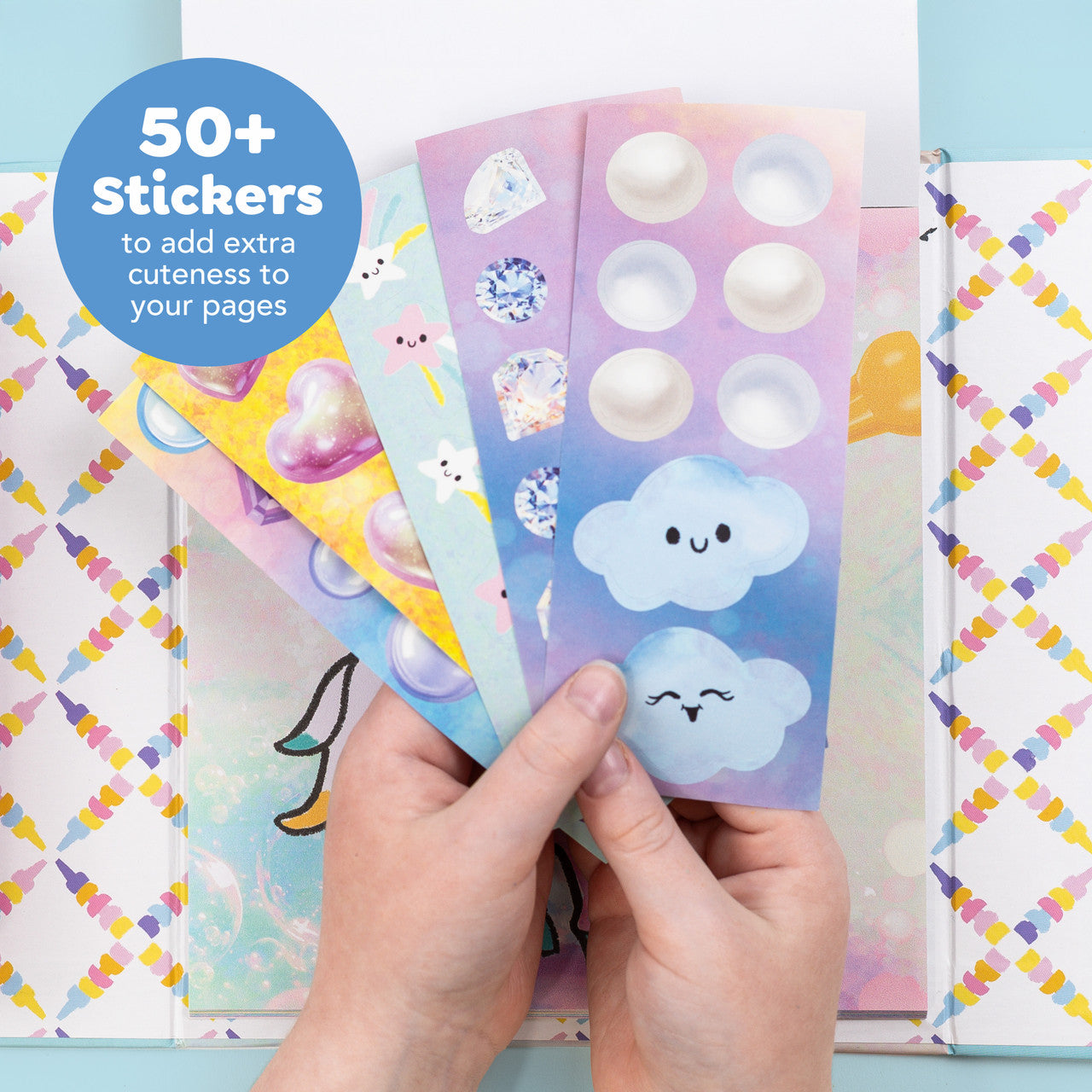 Tiger Tribe Oodle Doodles Crayon Set - Magical Friends