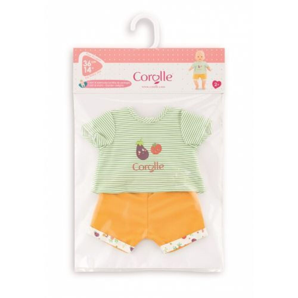 Corolle Mon Grand Poupon - Garden Delights T-Shirt & Shorts (36cm)