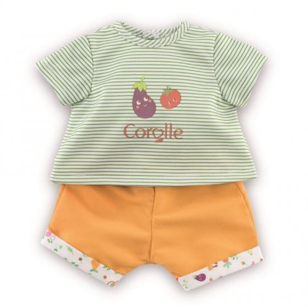 Corolle Mon Grand Poupon - Garden Delights T-Shirt & Shorts (36cm)