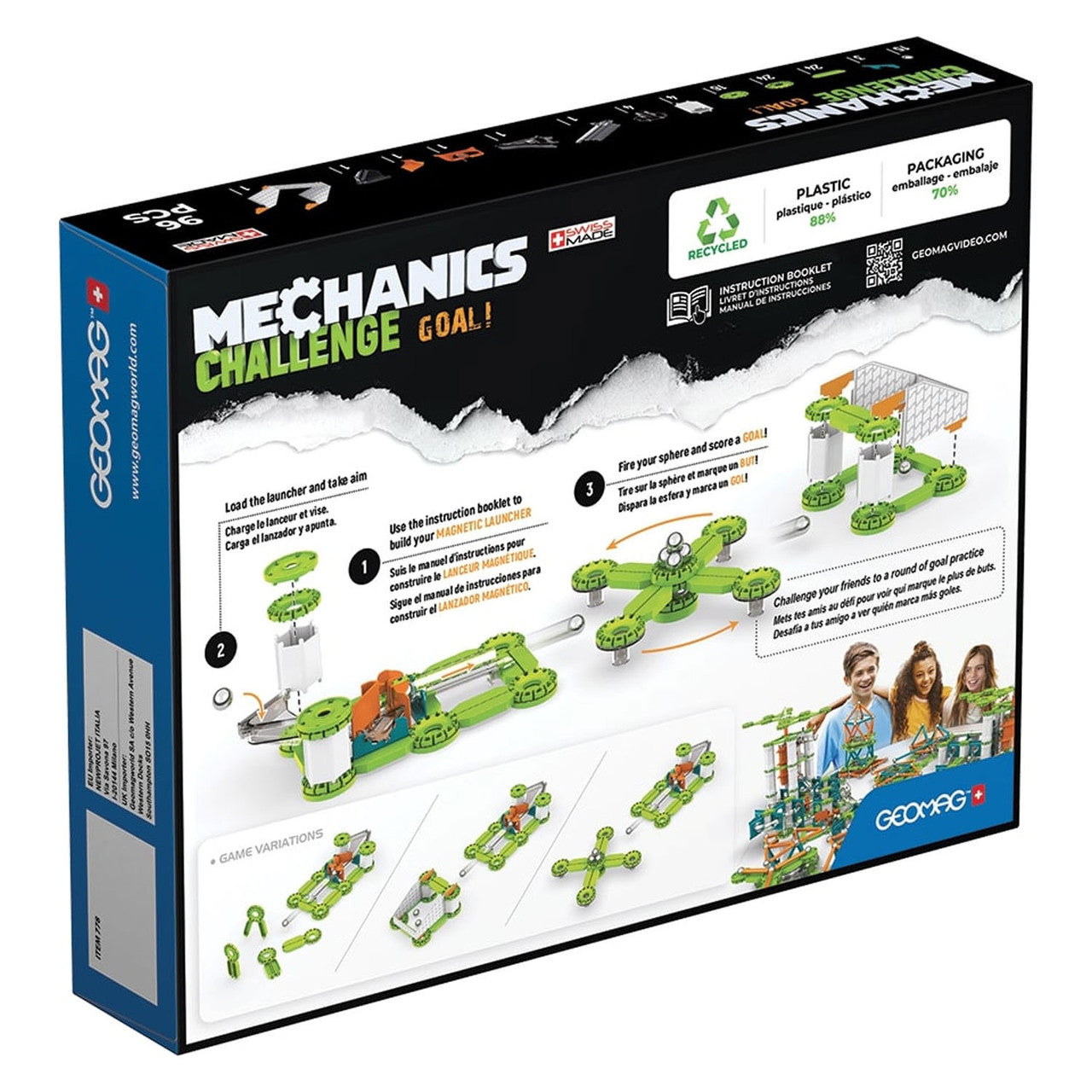 Geomag Mechanics - Challenge Goal! 96pc