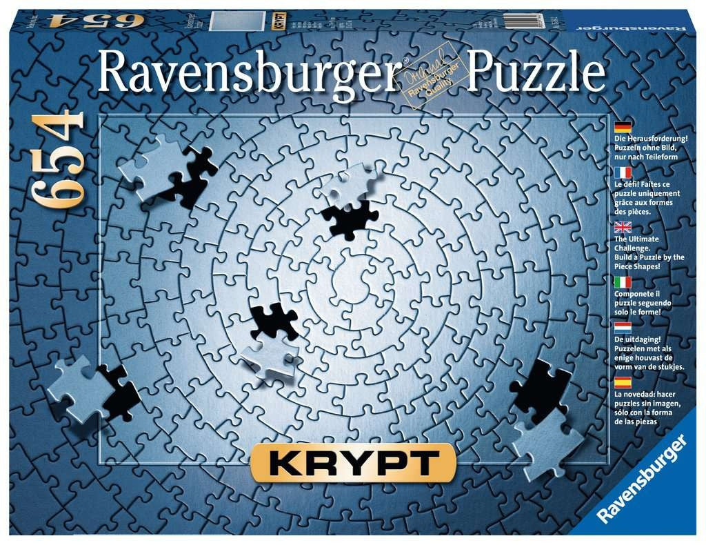 Ravensburger - KRYPT Silver Puzzle 654pc