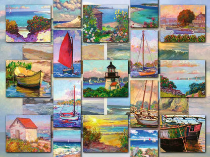 Ravensburger 1500pc - Coastal Collage Puzzle
