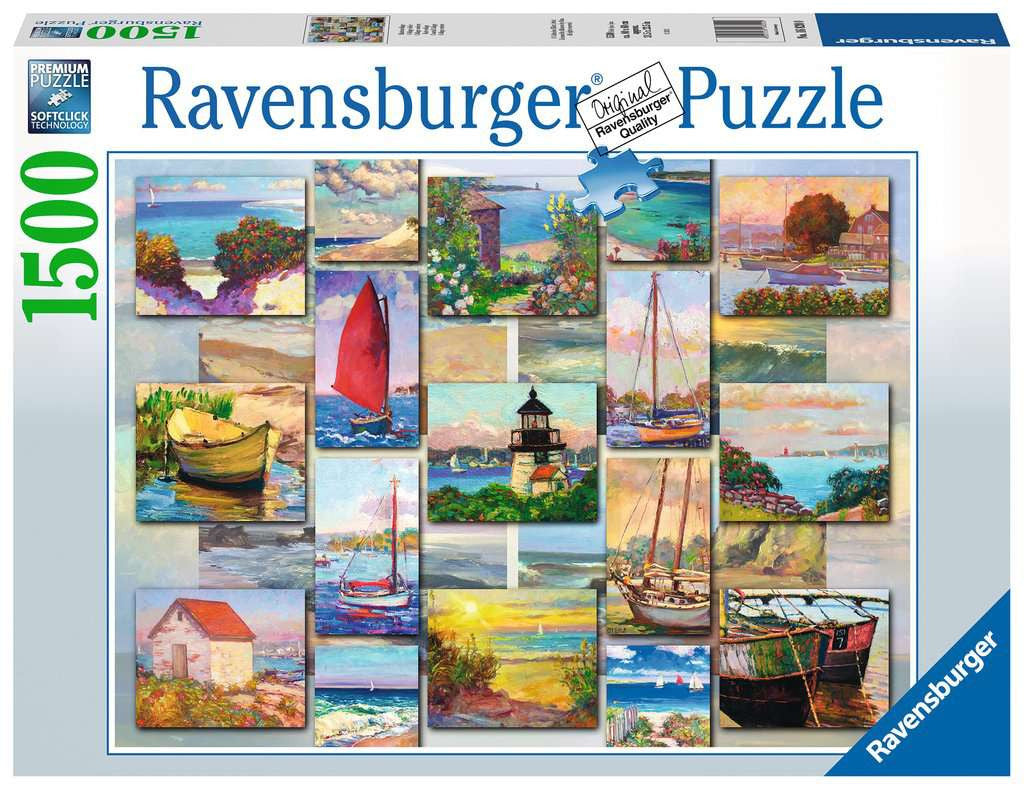Ravensburger 1500pc - Coastal Collage Puzzle