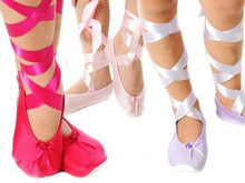 Fairy Girls - Ballet Slipper With Ribbon - Lilac