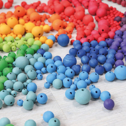 Grimm’s 96 Large Wooden Beads