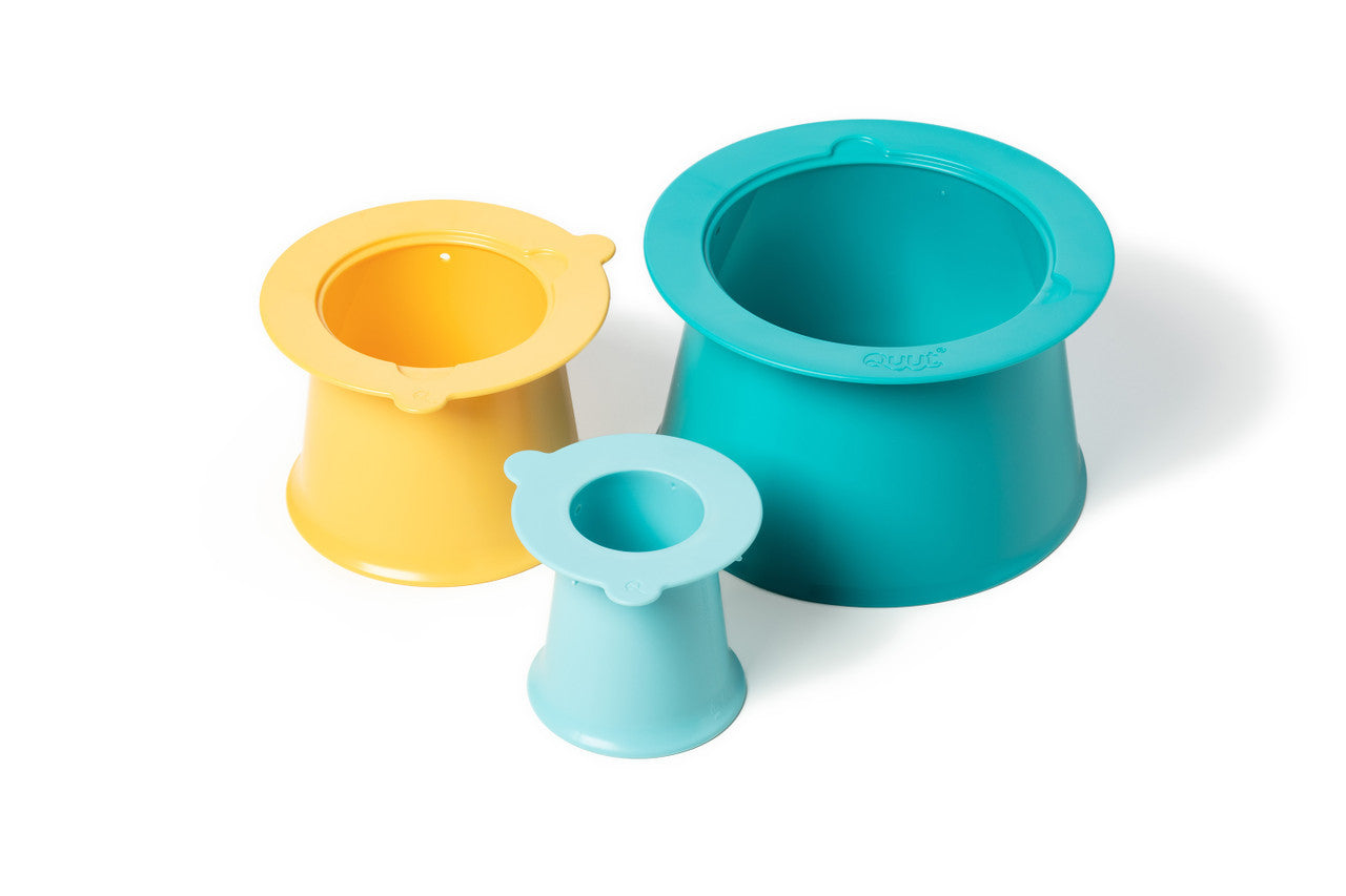 Quut - ALTO - Lagoon Green + Banana Yellow + Vintage Blue