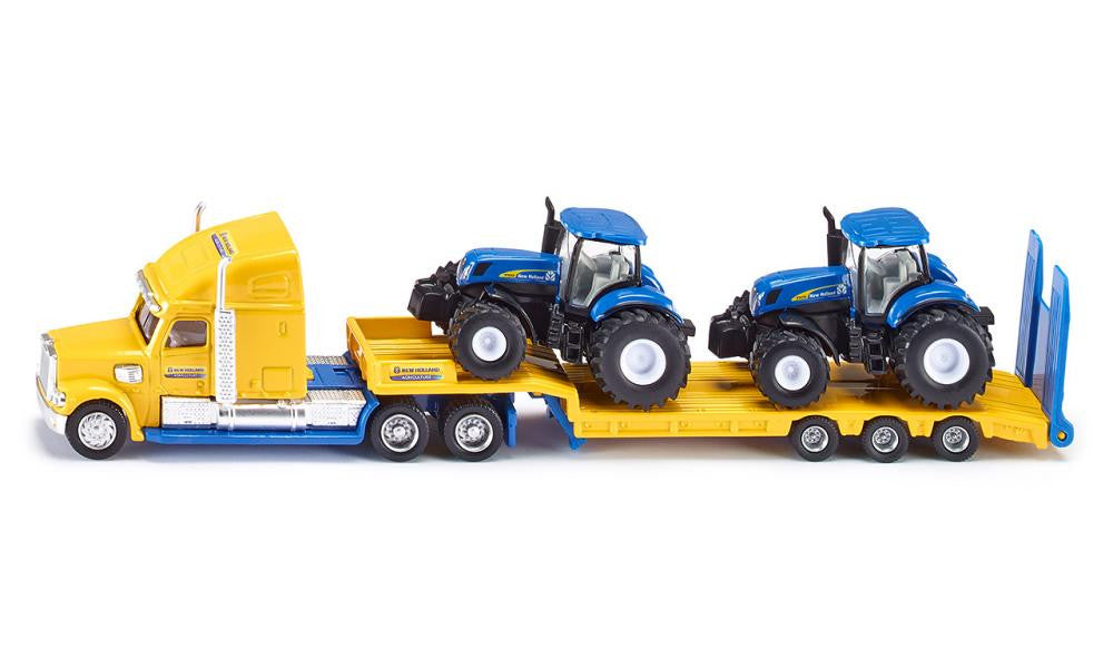 Siku - 1805 - Truck with 2 New Holland Tractors 1:87 scale