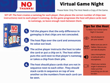 No Thanks! Card Game