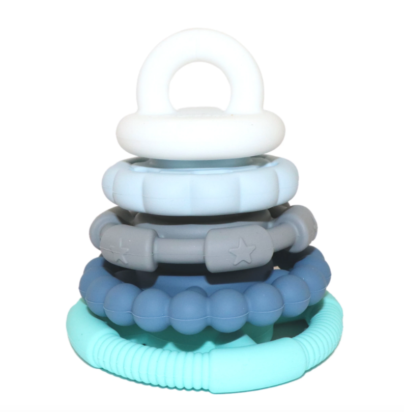Jellystone- Rainbow Stacker & Teether Toy