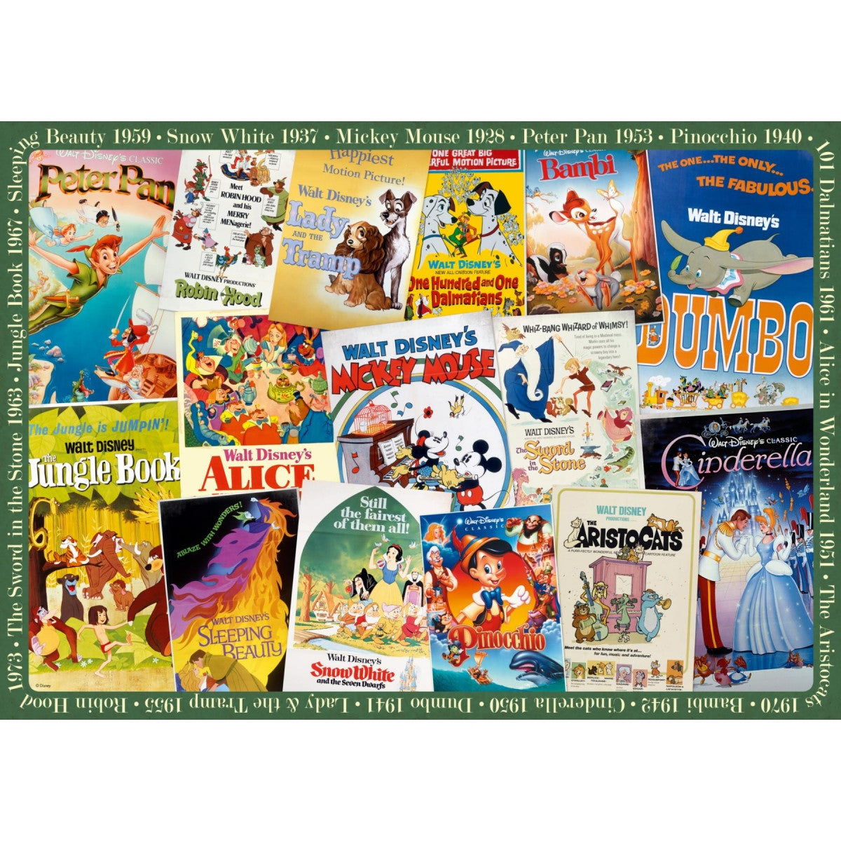 Ravensburger 1000pc - Disney Vintage Movie Posters Puzzle