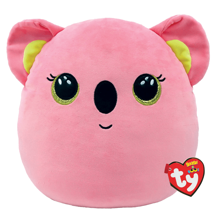 TY Squishy Beanies - Poppy Koala Pink Small 25cm