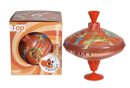Egmont - Large Spinning Top - Circus