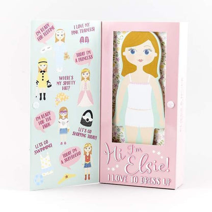 Floss & Rock Wooden Magnetic Dress up - Elsie