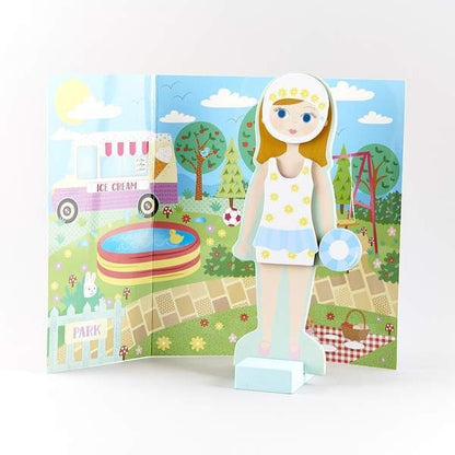 Floss & Rock Wooden Magnetic Dress up - Elsie