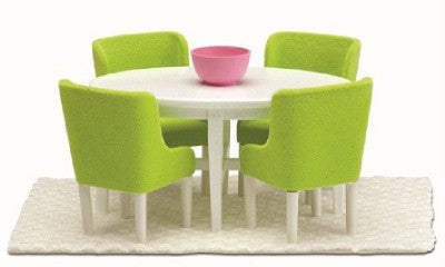 Lundby Smaland Dining Room Set - Green