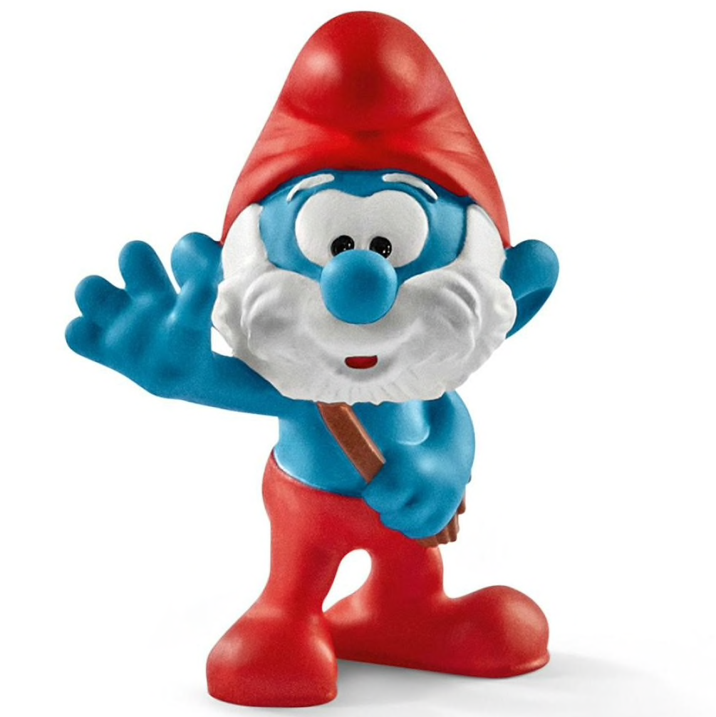 Schleich - Smurf House with 2 Figures