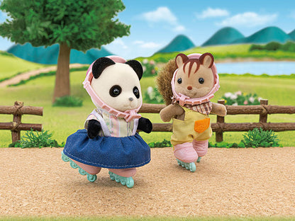 Sylvanian Families - Panda Girl - Cycle & Skate Set 5652