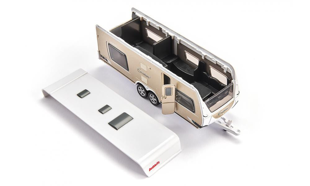 Siku - 2542 - Porsche Car With Caravan - 1:55 Scale