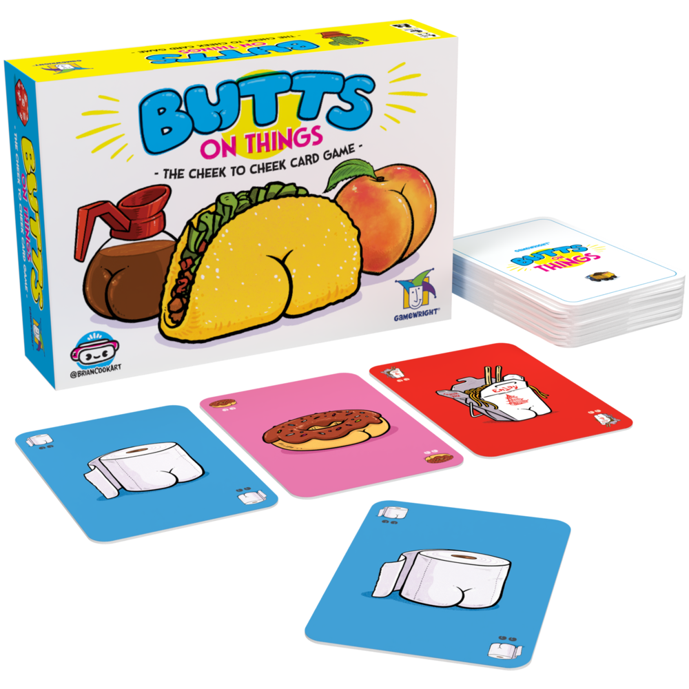 Butts on Things The Cheek-to-Cheek Card Game - by Gamewright