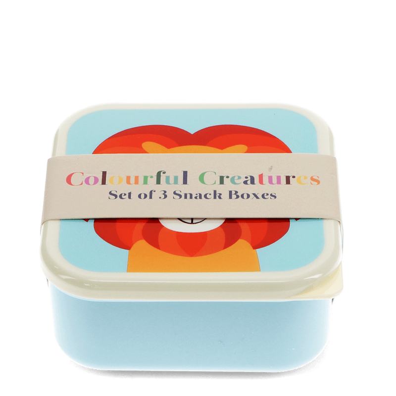 Rex London - Snack Boxes - Colour Creatures (Set of 3)