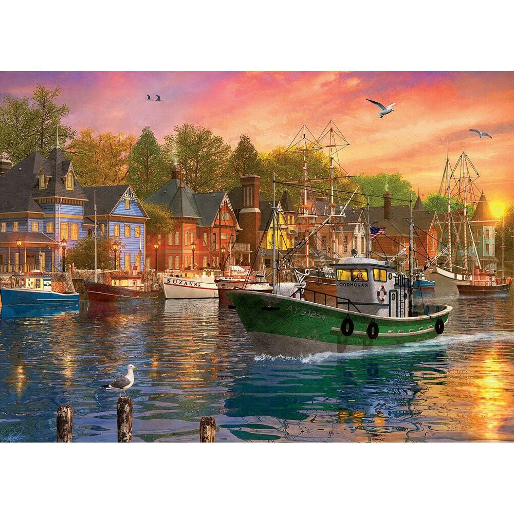 Eurographics 1000pc - Harbour Sunset Puzzle