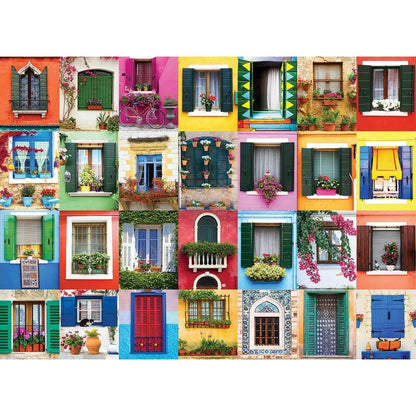 Eurographics 1000pc - Mediterranean Windows Puzzle