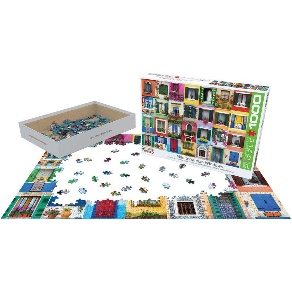 Eurographics 1000pc - Mediterranean Windows Puzzle