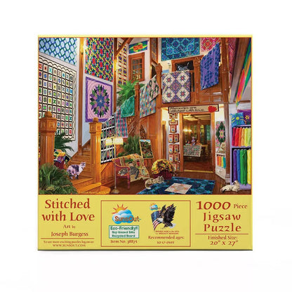 Sunsout 1000pc - Stitched with Love Puzzle