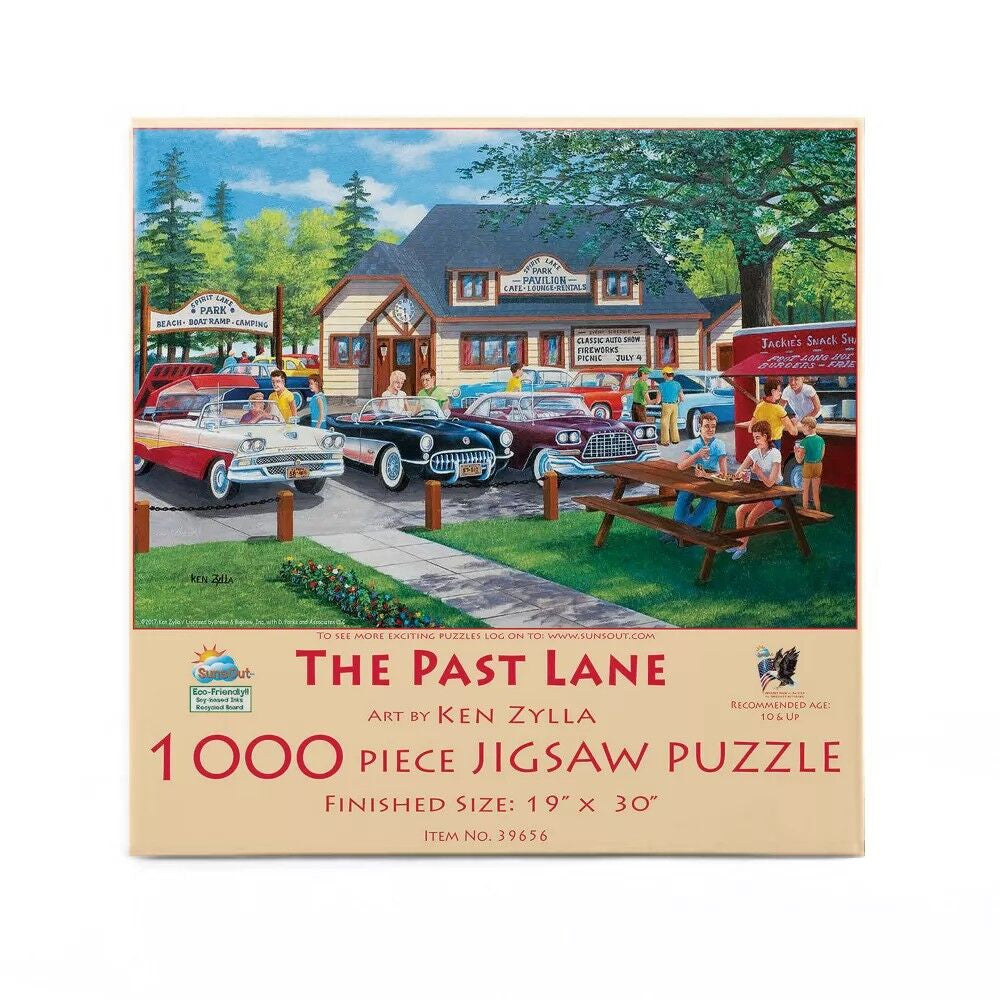 Sunsout 1000pc - The Past Lane Puzzle