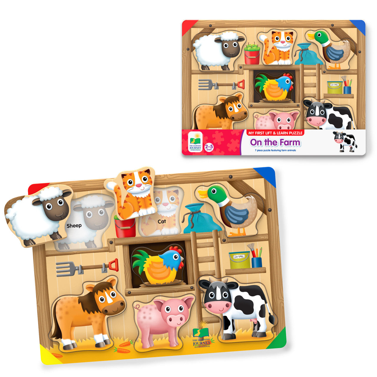The Learning Journey - My First Lift & Learn Puzzle - On the Farm