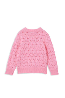 Milky - Bubblegum Knit Jumper (sizes 2-7)