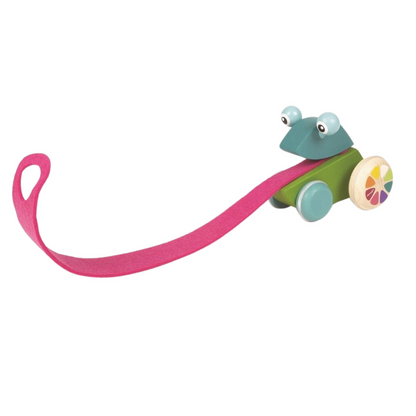 Janod Pull Along Zigolo Frog