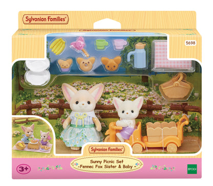 Sylvanian Families - Sunny Picnic Set - Fennec Fox Sister & Baby