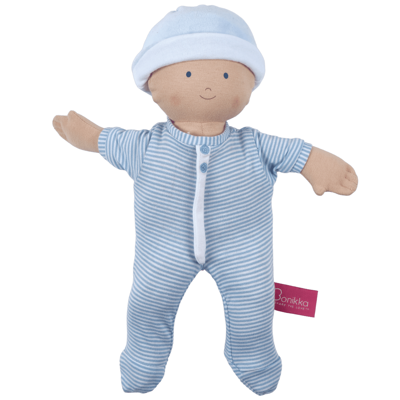 Bonikka - Blue Cherub Baby Boy Soft Doll