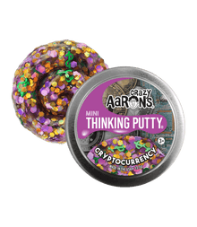 Crazy Aaron's Mini Thinking Putty - Cryptocurrency 2" Tin