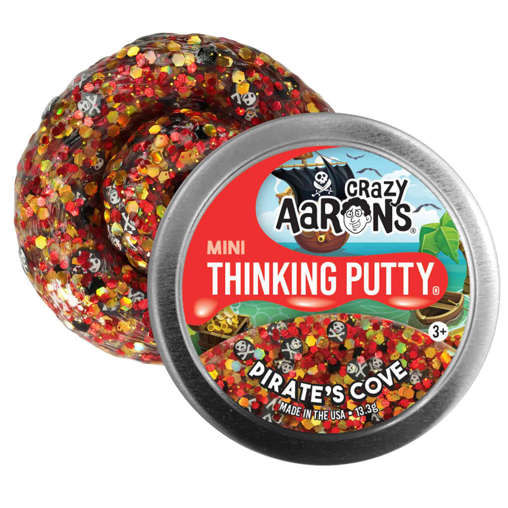 Crazy Aaron's Mini Thinking Putty - Pirates Cove 2" Tin