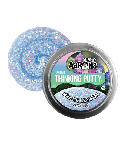 Crazy Aaron's Mini Thinking Putty - Mystic Crystal 2" Tin