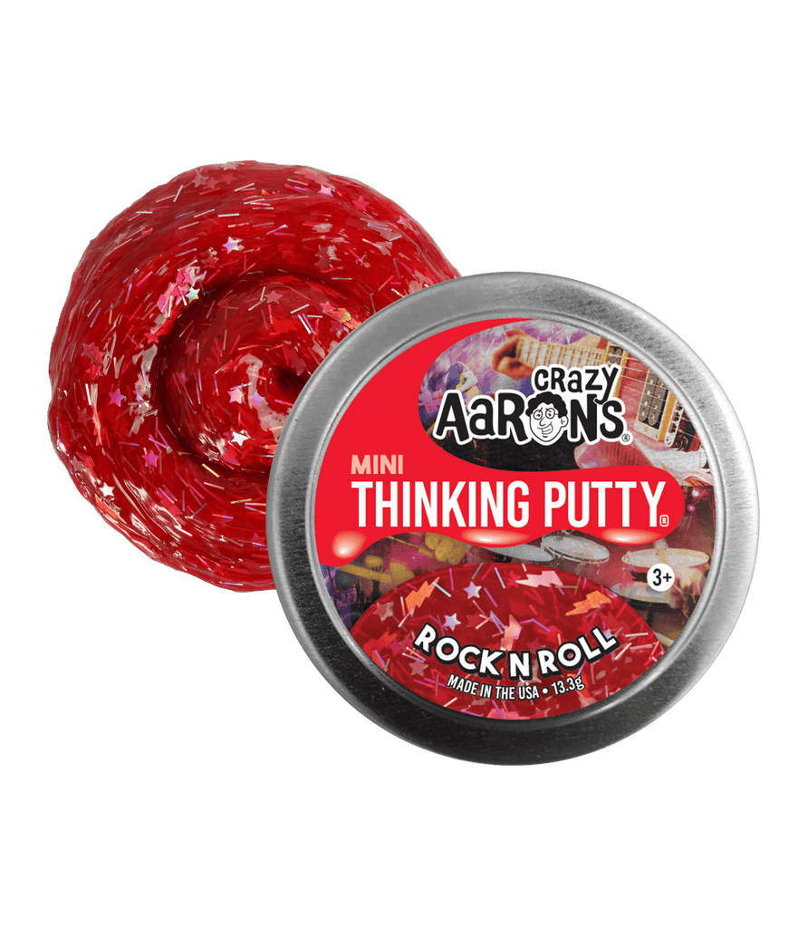 Crazy Aaron's Mini Thinking Putty - Rock N Roll 2" Tin
