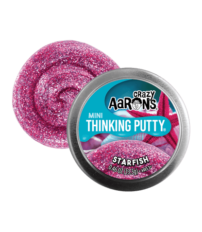 Crazy Aaron's Mini Thinking Putty - Starfish 2" Tin