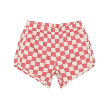 Pink Check Shorts